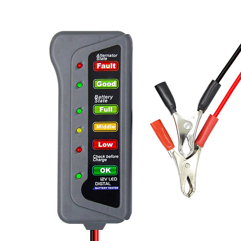 12V автомобильные Батарея Тесты er ЖК дисплей цифровой анализатор Авто Системы