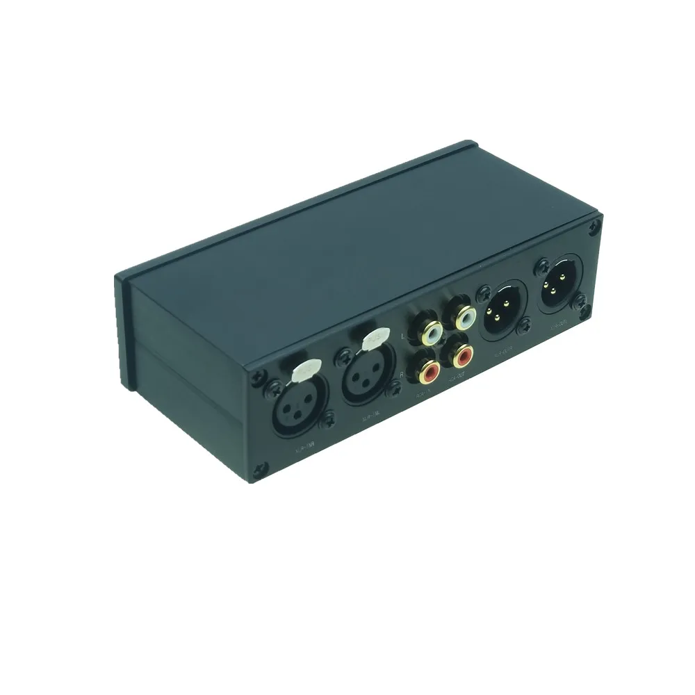 Полностью сбалансированный Пассивный предусилитель стерео HiFi аудио Предварительный усилитель XLR RCA регулятор громкости переключатель коробка для amp