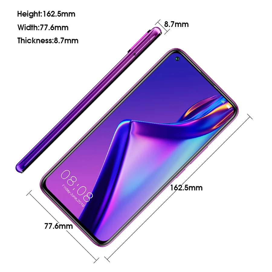 ElEPHONE Bluetooth U3H Android 10 6 53 &quotFHD + 6GB128GB 48MP Восьмиядерный камера 24MP Selfie Helio P70 3500mAh