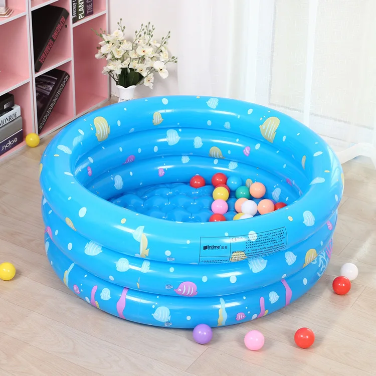

Intime Circle Zhensanhuan Printed Paddling Pool Inflatable Swimming Pool Oceans Ball Pool