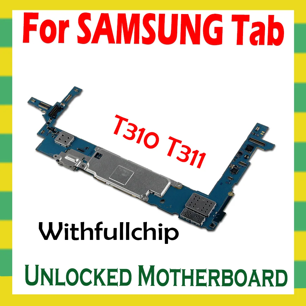 Материнская плата для Samsung Galaxy Tab 3 8 0 T310 T311 T315 полностью разблокированная