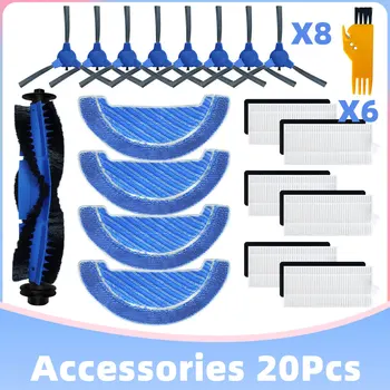 Cecotec Conga 1090 1099 1990 Connected 1790 Ultra Titanium 990 999 Vital 호환되는 부품 주요 사이드 브러시 필터 모핑 천