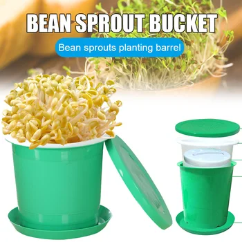 

New Hot Household Bean Sprouts Making Pot Bean Sprouts Cans Sprouts Planting Breeding Barrels SMD66