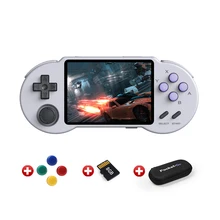 Pocketgo – Console de jeux vidéo rétro portable S30, avec firmware préinstallé, écran IPS de 3.5 pouces, prise en charge ps1, DC, dernier modèle 