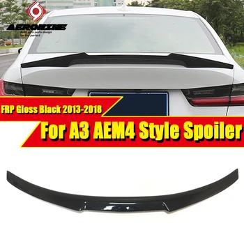 

Add M4 Appearance Suitable For A Udi A3 S3 RS3 Car Trunk Spoiler Rear Wing FRP Gloss Black Installation Without Holes 2013-2018