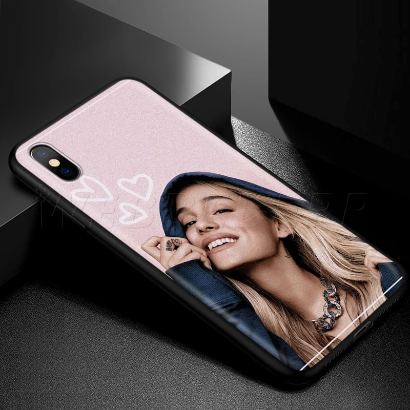 Webbedepp Ариана Гранде Прекрасный чехол для Apple iPhone 12 Mini 11 Pro XS Max XR X 8 7 6 6S Plus 5 5S