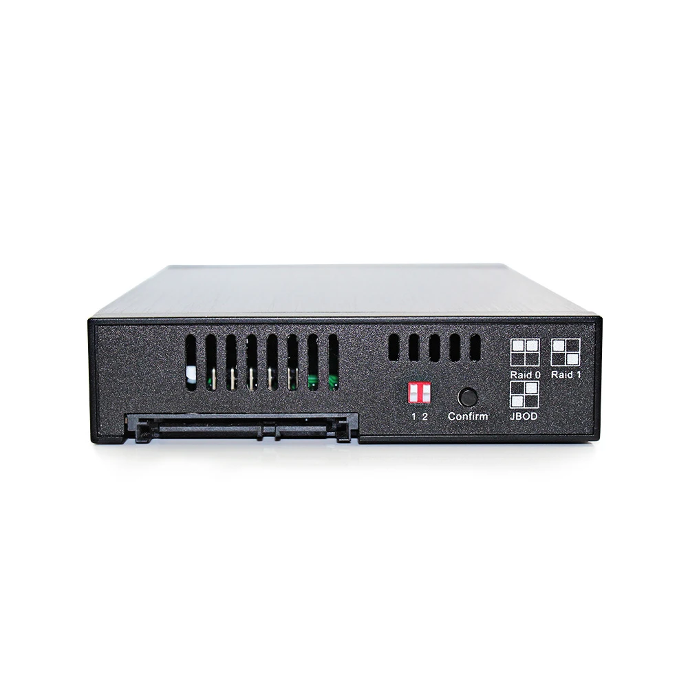 OImaster Dual Bay дисковод режимов 2 5 дюймов жесткого диска SATA HDD из алюминиевого
