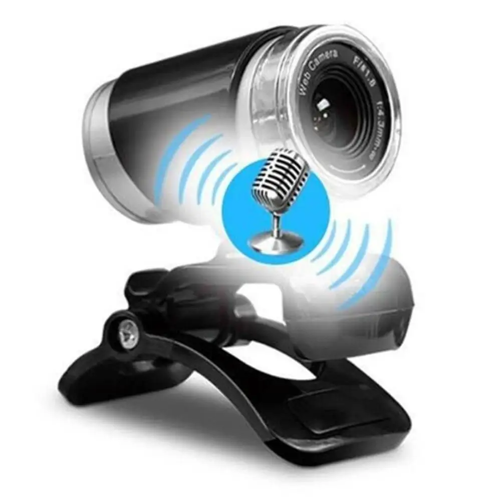 

1 Pcs Desktop Computer Camera With Microphone Free Drive Usb Qlh01 Hd Microphone Auto Focus Auto White Balance