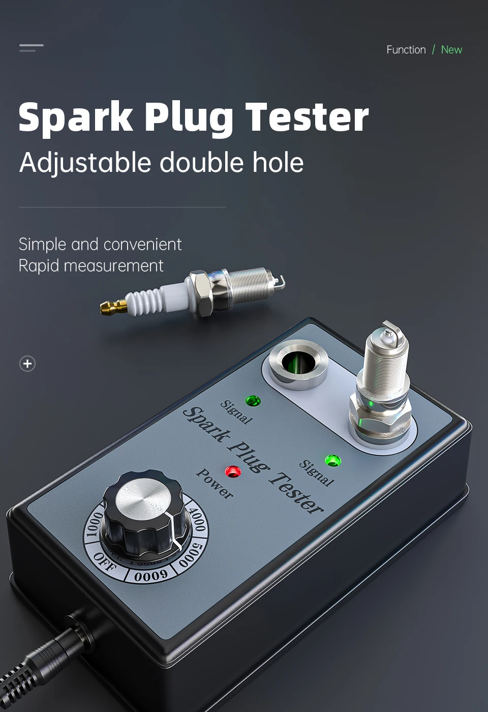 Testeur De Bougie D'allumage En Ligne - Outil De Diagnostic Automobile Universel 12V