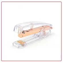 Портативные металлические ручные степлеры, розовое золото, степлер, Офисные аксессуары, школьные канцелярские принадлежности, практичные ручные степлеры, инструмент