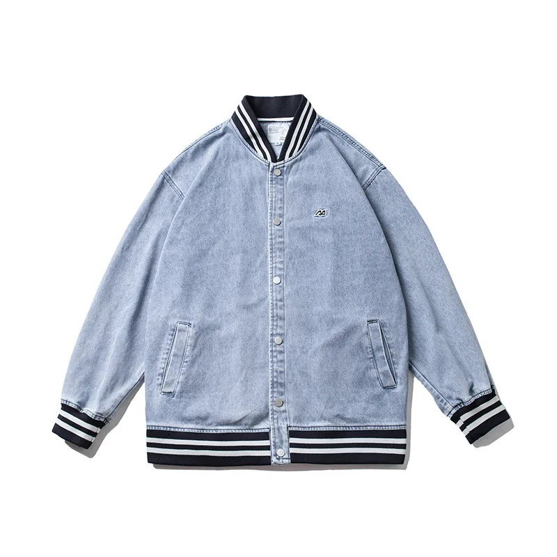 

Northern Boundary Men'S Wear 2020 Spring New Style American-Style Popular Brand Applique Washing Jacket Baseball Jacket MEN'S Ou