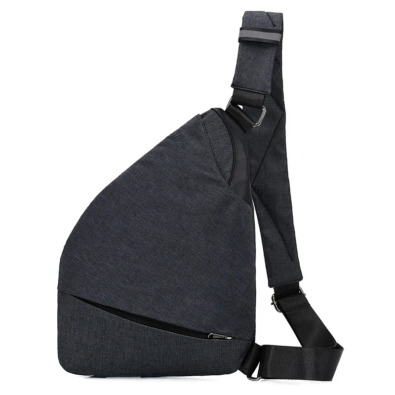 Мужская нагрудная сумка Портативная многофункциональная сумка на плечо Женская Противоугонная Светоотражающая сумка на плечо рюкзак для путешествий