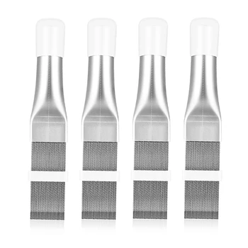 

4 Pack Fin Comb Air Conditioner Fin Cleaner, Air Conditioner Coil Cleaner Metal Fin Evaporator Radiator Repair Tool