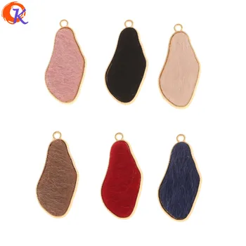

Cordial Design 50Pcs 17*33MM Jewelry Accessories/Hand Made/Fabric Effect/Irregular Shape/DIY Making/Charms/Earring Findings