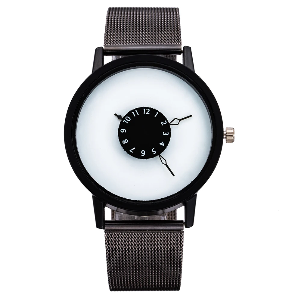 

New Fashion Women's Watch Simple Creative Men's Watches Alloy Strap Casual Clock Gift Reloj Mujer Montre Femme Relojes Hombre