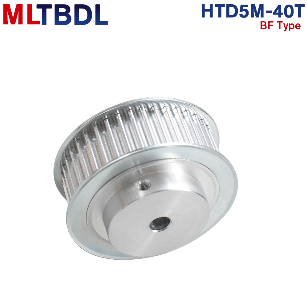 Timing Pulley 5M BF Type 40T Inner Bore 8/10/12/14/15/16/17/20/22/24/25mm 40Teeth 5mm Pitch 16/21mm width HTD