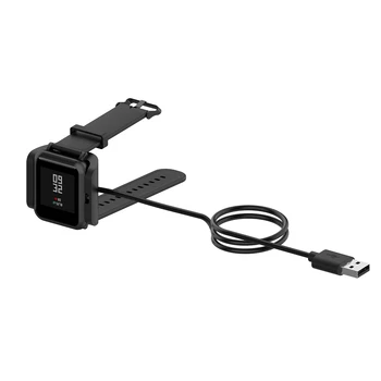 

50pcs Charger Adapter Charging Cable Stand Excellent Durable Non-scratch Silicone 1m USB Cable Wire for Amazfit Health A1916