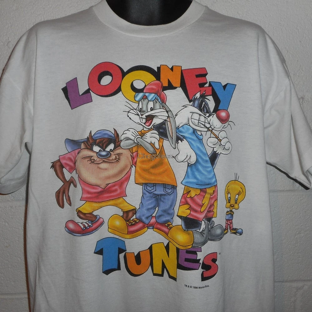 Vintage 90s 1996 Bugs Taz Sylvester 