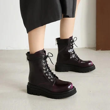 

Women Ankle Boots Superfine Fiber 22-25cm Length Autumn Winter Zipper Short Boots Fashionable and Versatile Travel Essentials