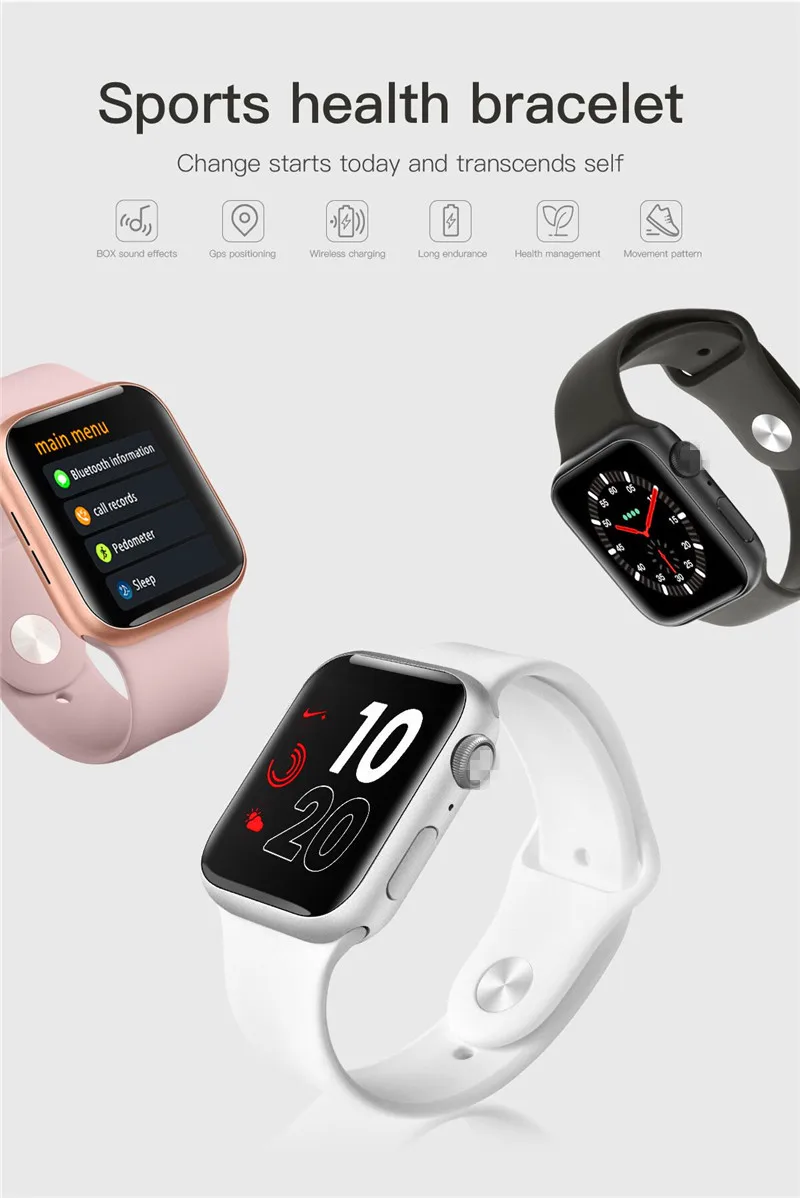 IWO 11 gps умные часы IWO 10 1:1 умные часы 44 мм серия 5 Поддержка Bluetooth Вызов ответ на вызов носимые устройства PK IWO 10 9 8