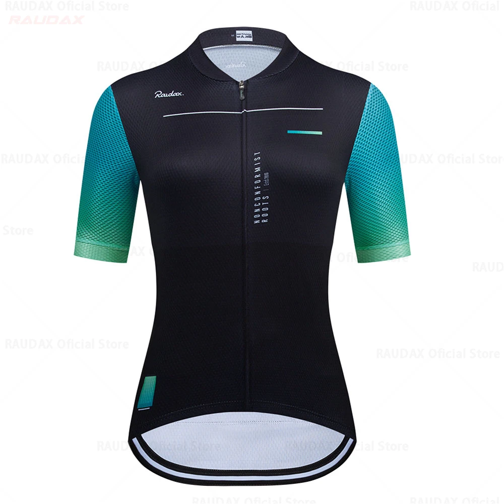 Raudax Women cycling Clothes Wear Better Rainbow 2025 Team Cycling Jersey Short Sleeve Cycling Clothing Summer Road Bike Sets 4