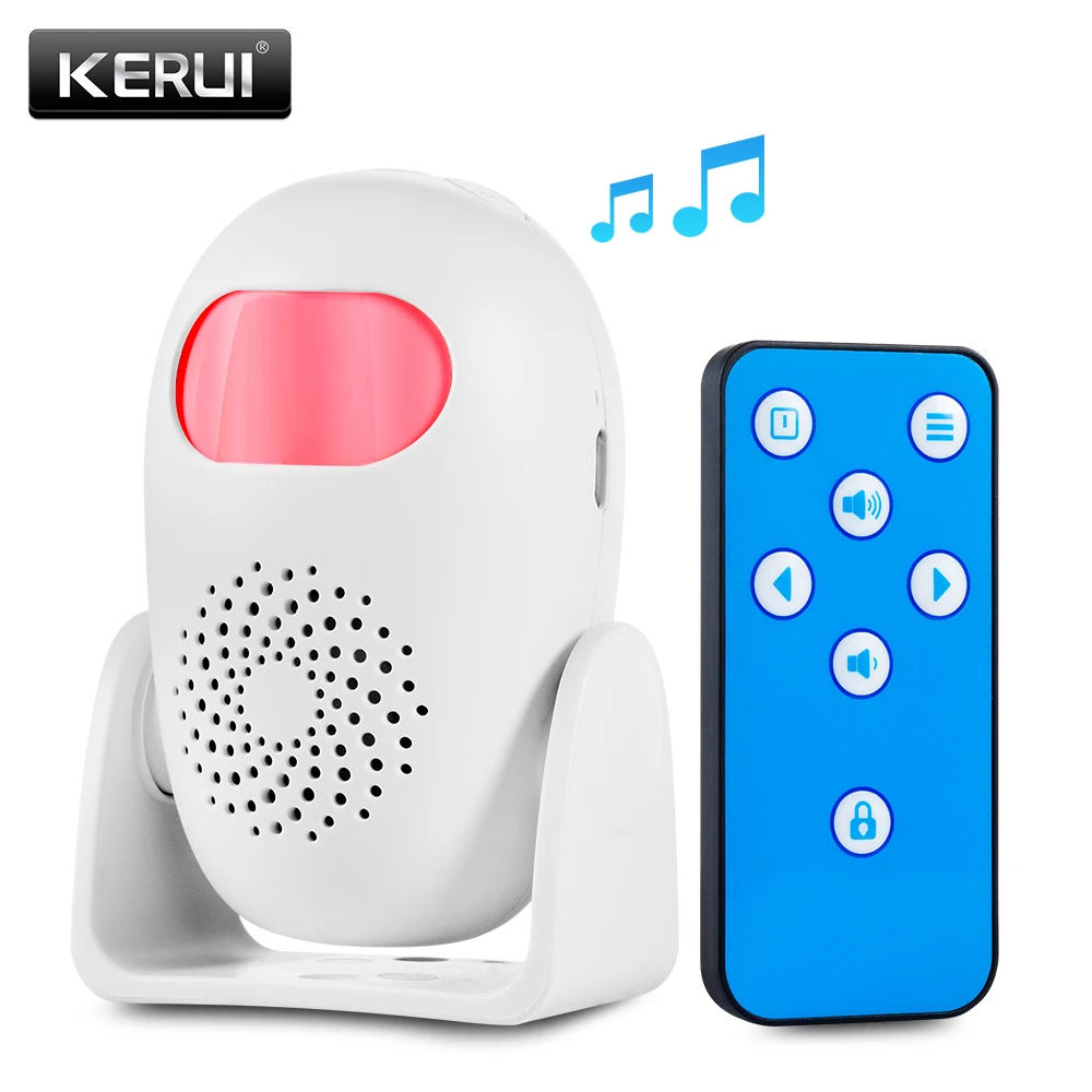 New 1ps Alarm KERUI домашняя охранная сигнализация PIR оповещение инфракрасный Противоугонный детектор движения монитор Беспроводная сигнализация с пультом дистанционного управления - Цвет: New 1ps Alarm