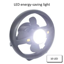 Открытый Портативный светодиодный походный светильник с потолочный вентилятор палатка светильник 2-в-1 подвесной светильник с вентилятором для кемпинга на открытом воздухе аварийный инструмент