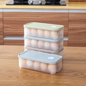 

Egg Storage Case Holder Box Fridge Freezer Eggs Storage Boxes Bins Organization Egg Storage Box 10 Grid Food Container Kitchen