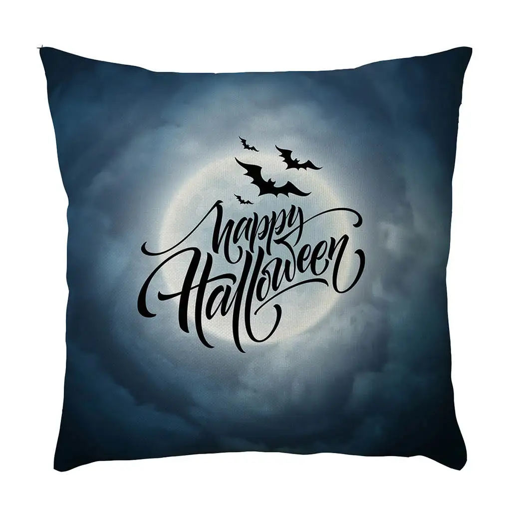 Хэллоуин наволочки для подушки белье тыквы призраки "летучая мышь" в ожидании в темное время суток для вас Наволочка на подушку украшения