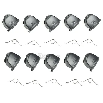 

OOTDTY 5 Pairs L2 R2 Trigger Replacement Parts Buttons For PlayStation 4 PS4 Controller