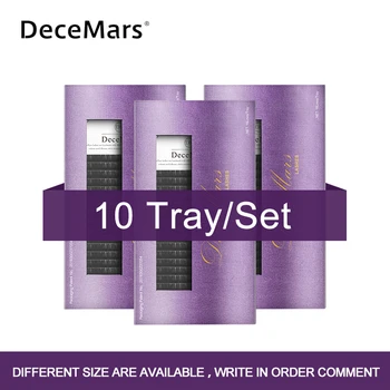 

DeceMars 10 tray/set Eyelash Extensions Single false eyelashes natural false eyelashesfor Salon Natural Semi Permanent Eyelash