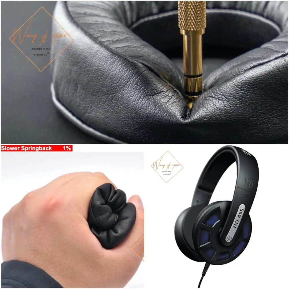 Super Thick Soft Memory Foam Ear Pads Cushion For Sennheiser HD465 Headphone Perfect Quality Not Cheap Version