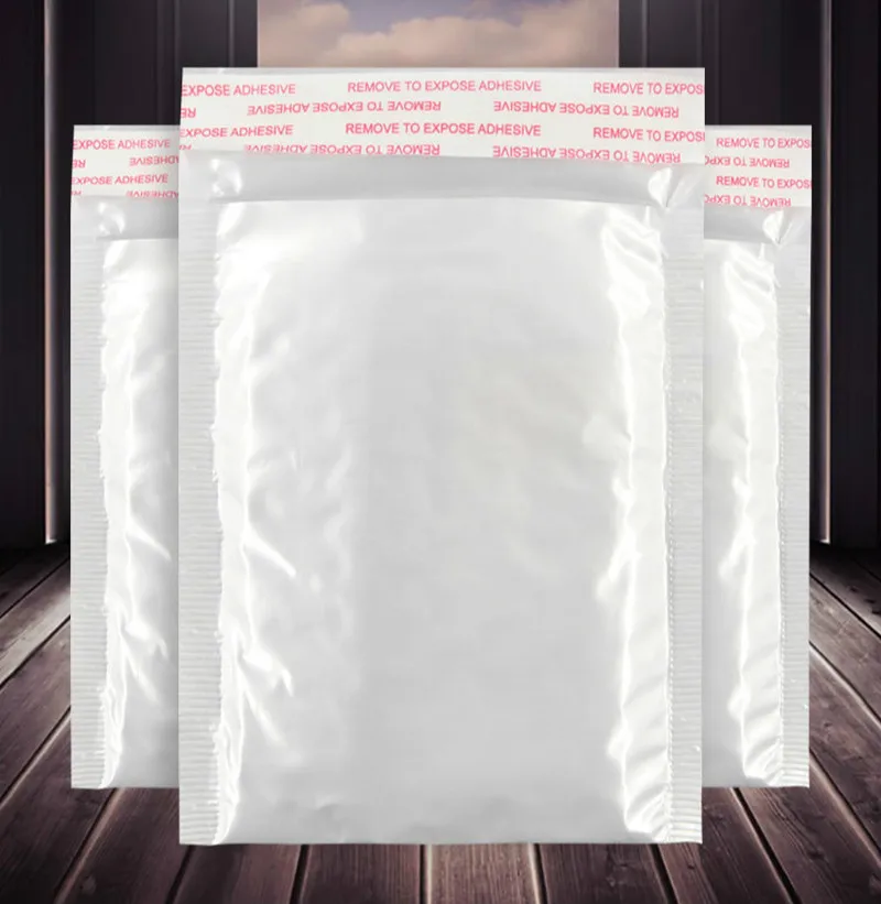 Plastic White Foam Envelope Bag Mailers Padded Shipping with Bubble Mailing Gift Wrap Packaging Bags 50pc 13*21cm |