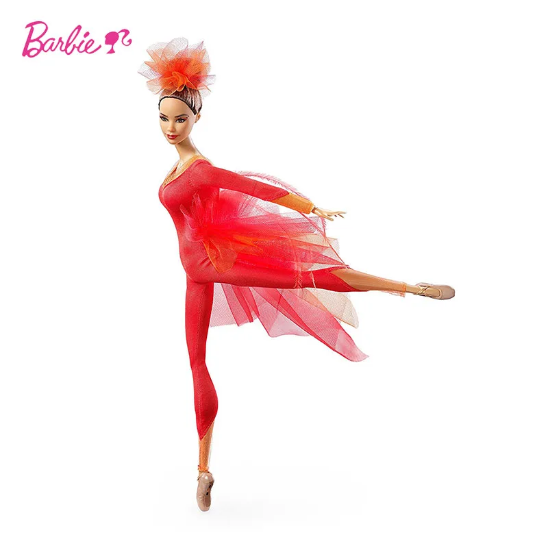 Подлинный Барби известный вдохновляющий танцор Мисти Copeland модель девушка подарок на день рождения подвижные суставы DGW41