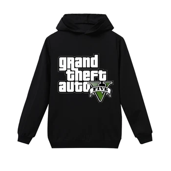 

3z Walker gta 5 Grand Theft Auto boy hooded bottoming large children's cotton spring and autumn models boys long-sleeved T-shirt