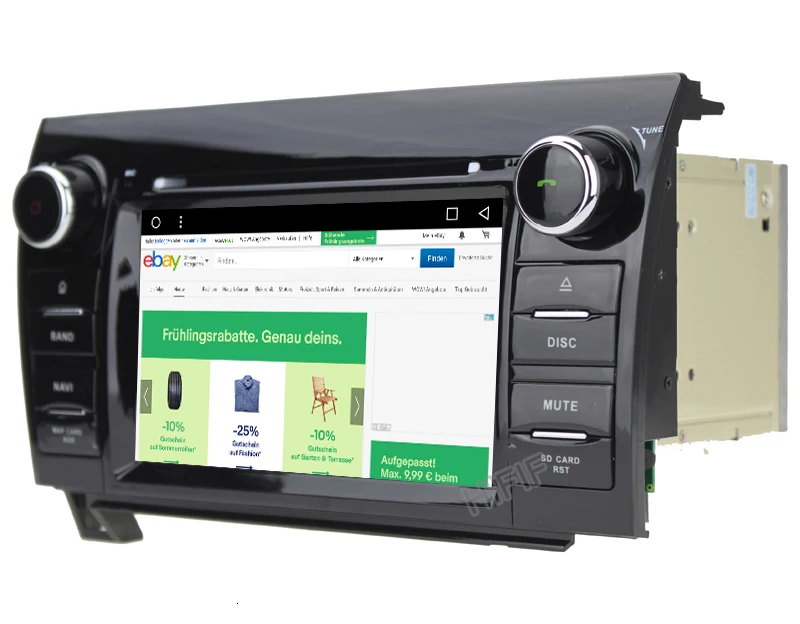 Sale IPS 7 Inch 6 Core Android 9.0 4G RAM 64G ROM 2din car dvd GPS player For Toyota Tundra Sequoia Stereo Radio camera DVR RDS BT 15