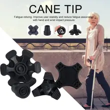 1 шт., трость, наконечник штатива, трость, самостоящий штатив Quad с шестью наконечниками, противоскользящая резиновая подкладка для трости# THY
