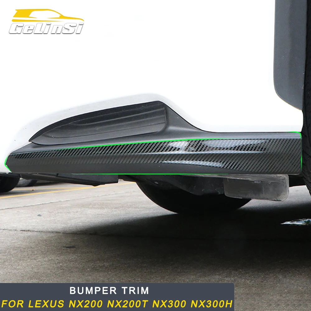 

Gelinsi For LEXUS NX200 NX300 NX300h Car Styling Front Bumper Fender Protector Cover Trim Frame Chrome Pad Exterior Accessories