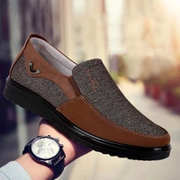 COSIDRAM Canvas Loafers Shoes Slip on Men Casual Shoes Overshoes Summer New 2019 Breathable Fashion Soft Flat Driving Shoes 2