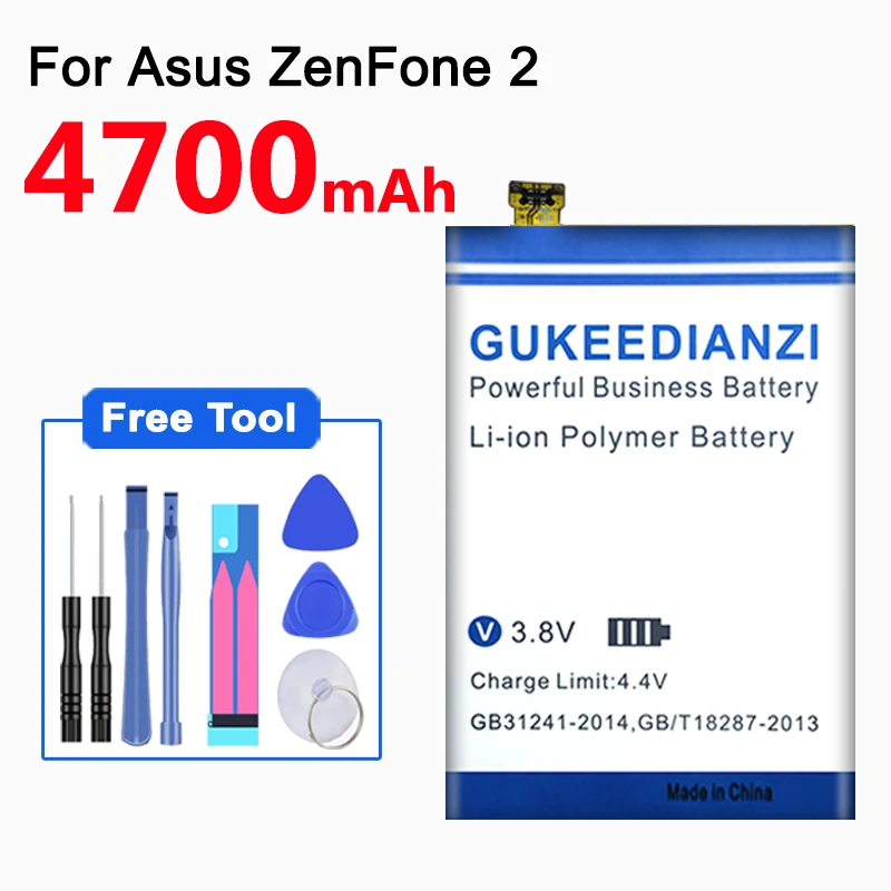 Сменный аккумулятор для Asus ZenFone 2 ZenFone2 Z00AD Z00BD ZE551ML ZE550ML 4600 мАч C11P1424 | Компьютеры и