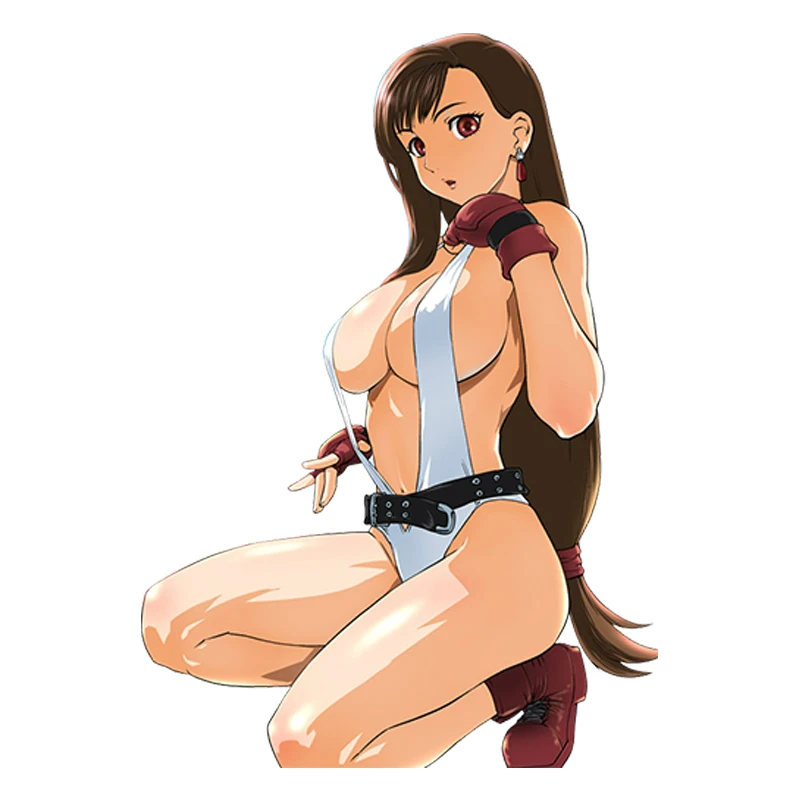 Первая любовь аниме мультфильм сексуальная красота стикер Final Fantasy машина бампер