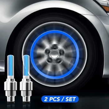 

Wheel Tyre Valve Cap Flash LED Light Lamp For skoda yeti lergus acessorio carro bmw e34 e90 accessories solaris vw polo