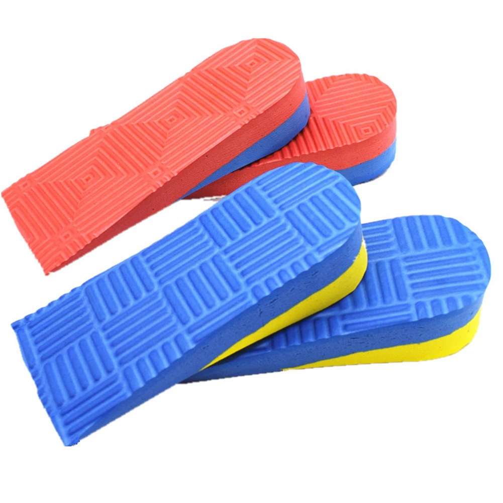 Massage Increased Insole Unisex Invisible Heightening Insoles Coded Heel Pads Heel Increase Half Shoes Pads New Solid Deodorant