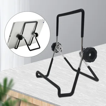 

Portable Foldable Multifunctional Adjustable Angle Flexible Tablet Holder Iron Wire Simple Universal Rotatable Bracket Desktop