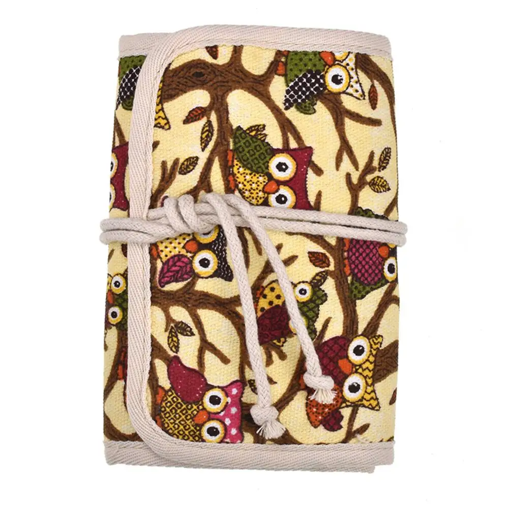 Пустая сумка для хранения крючков и вязаных игл линейка ножниц вместительный