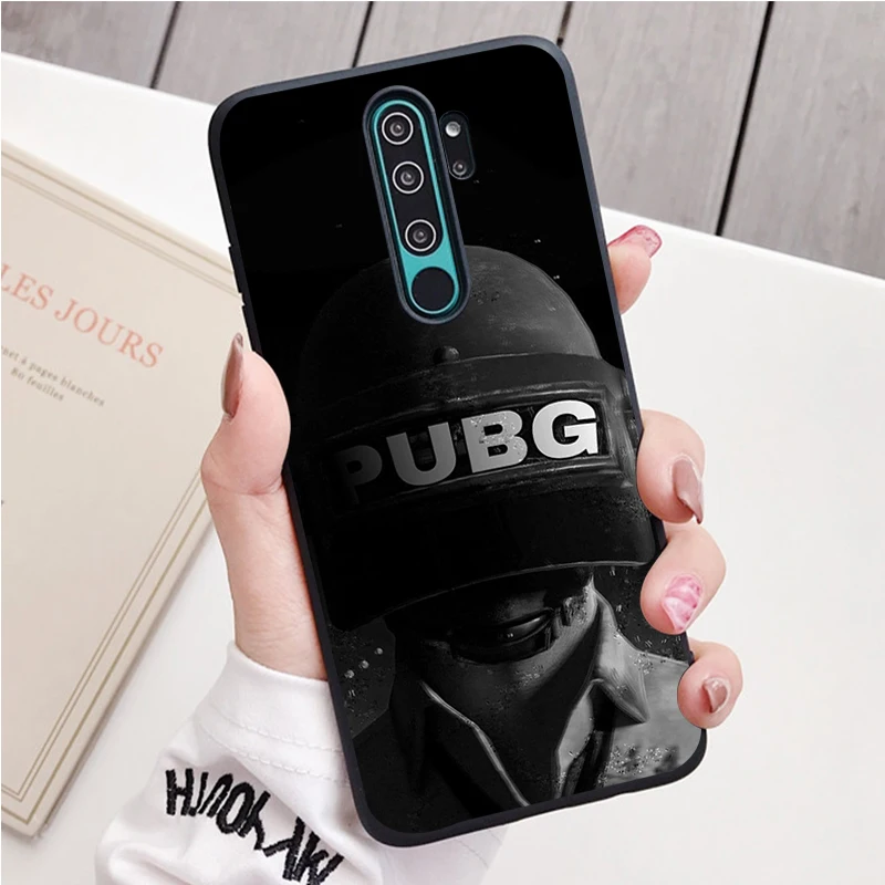 PUBG Game Silicone Ốp Lưng Điện Thoại Redmi Note 9 8 7 Pro S 8T 7A Bao 