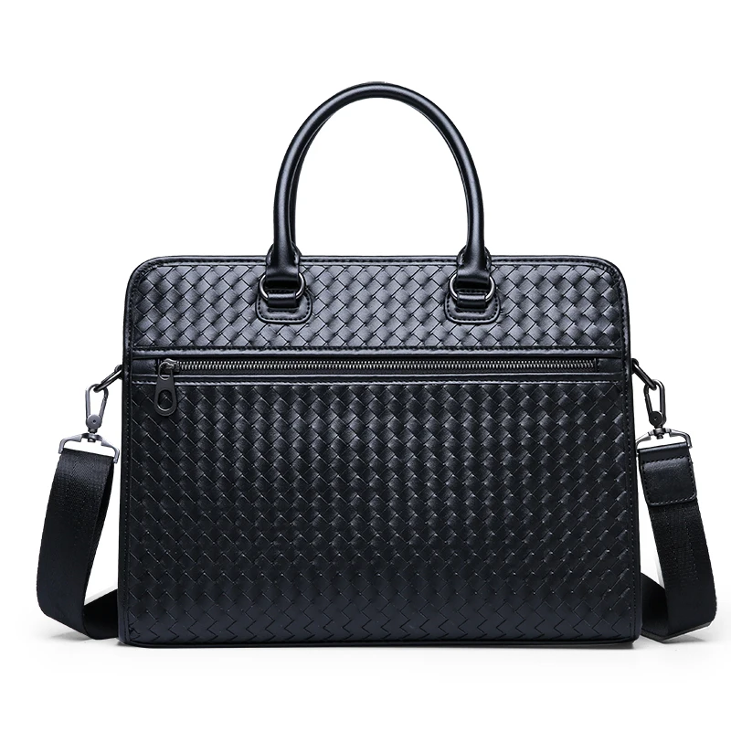 Модный мужской портфель из яловой кожи, мужская сумка для ноутбука, деловая сумка для документов, переносная сумка для ноутбука
