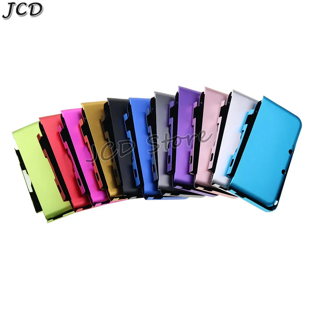 Jcd Metal de Alumínio Escudo Duro Parte Inferior Superior Frente Traseira Capa Protetora Case com Caneta Stylus para 3ds xl ll 3dsxl Console - Image 4