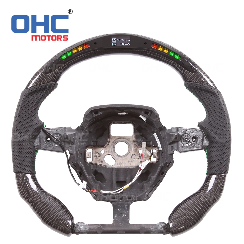 Lamborghini Aventador Svj Alcantara Steering Wheel Red