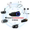 Maxto M3 Moto Headset 6 Riders Motorcycle Bluetooth & WIFI Recorer Helmet Intercom Interphone with HD Sony 1080P Lens DVR +32GB ► Photo 2/6